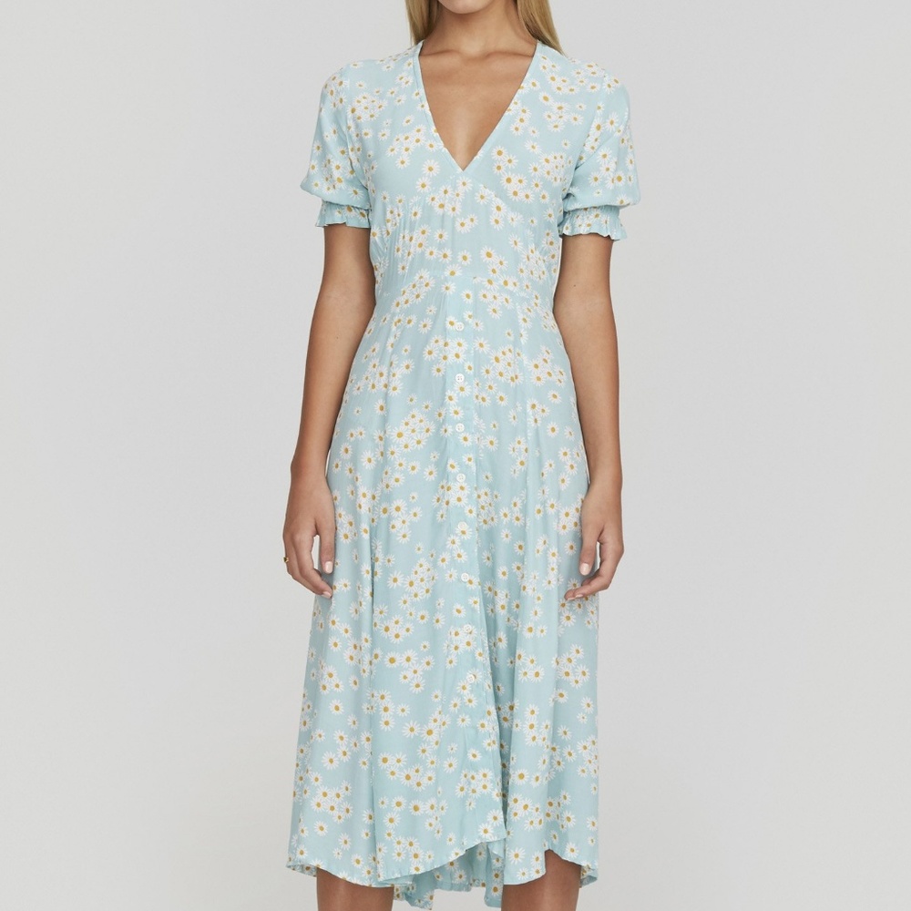 Faithfull the Brand Ari Midi Dress - Picture 2 of 4